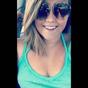 Green Casual Tank Top